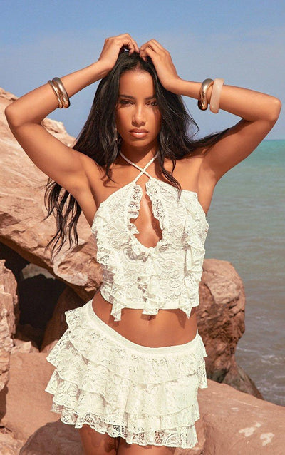 White Layered Mini Set