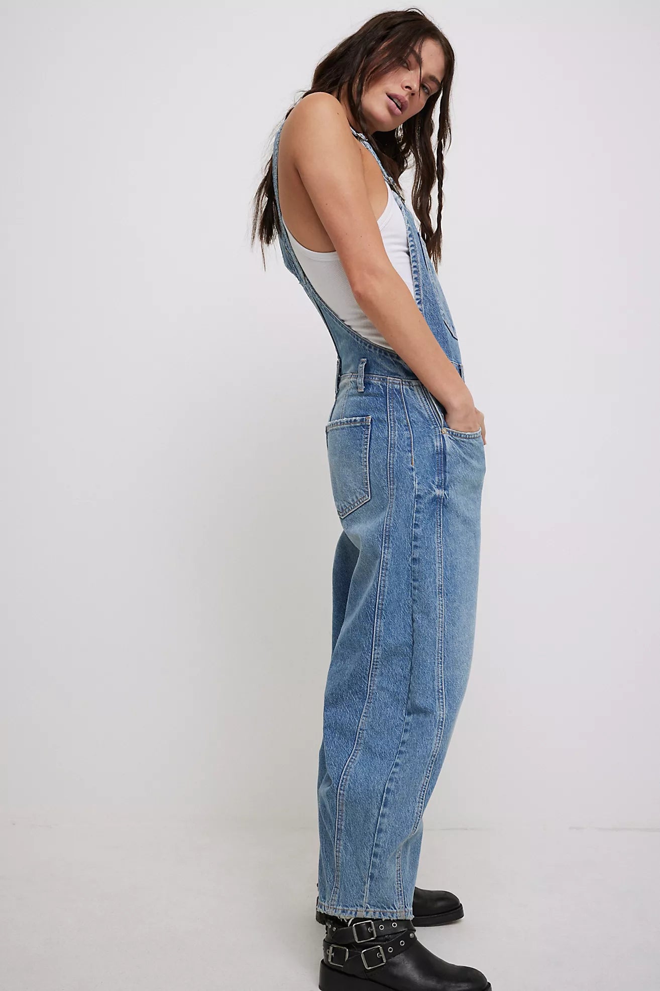 Casual Chic Denim Overall