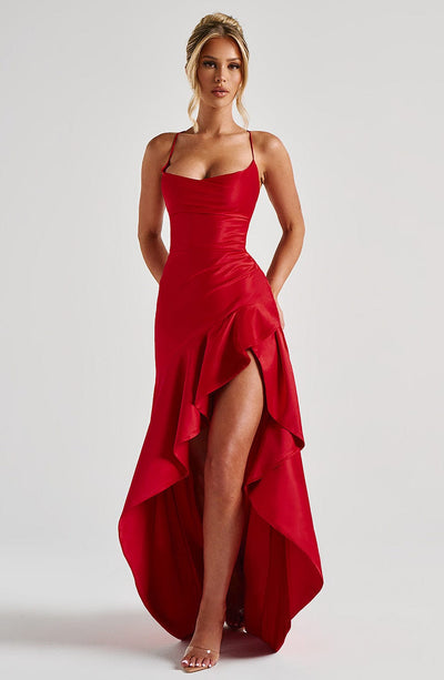 Rosemoor Maxi Dress – Red